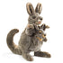 FOLKMANIS HAND PUPPET -Kangaroo with Joey