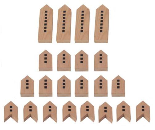 Papoose - City Scape Blocks -22pc