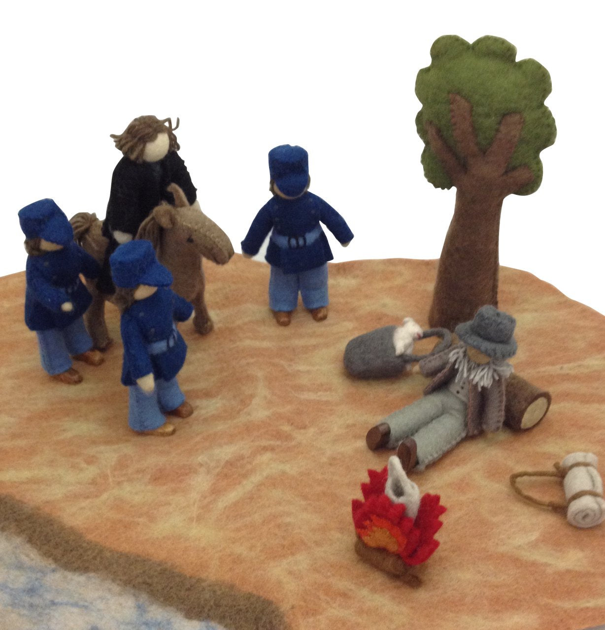 PAPOOSE - Waltzing Matilda - Felt Play with Book