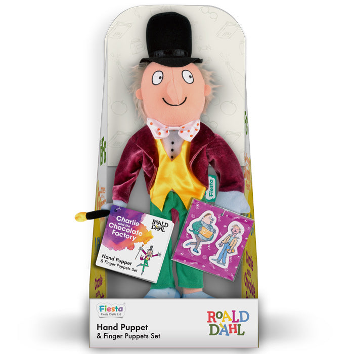 FIESTA CRAFTS Hand Puppet Set - Roald Dahl Charlie & the Chocolate Factory