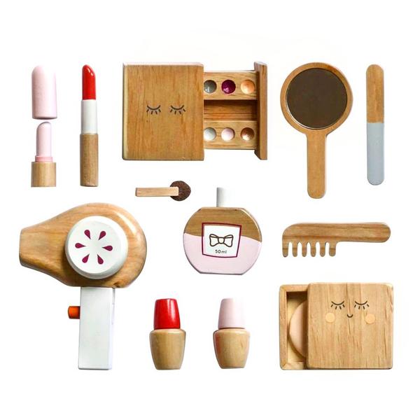 MAKE ME ICONIC -  Beauty Set - Wooden