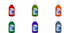 EC Washable Watercolour Paint 250ml -  Set of  6